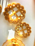 Flower Inlay Tiered Tray Cutter