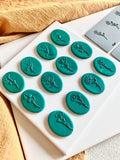 Birth Flower Rubber Texture Mat ( Set Of Three Mats)