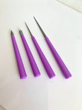 Four Pieces Bead Reaming Needle Tool