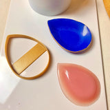 Cloud and Raindrop Trinket Dish Cutter