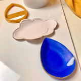 Cloud and Raindrop Trinket Dish Cutter