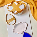 Cloud and Raindrop Trinket Dish Cutter