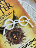Harry Potter Round Glasses Bookmark Cutter