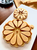 Petal Inlay Tiered Tray Cutter