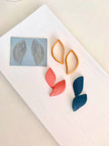 Petal Shape Cutter And Texture Mat For 3D Earrings