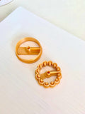 One Step Round And Scallop Cutter For 3D Earrings