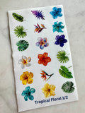 Water Soluble Transfer Paper - Tropical Print Two(Set Of Four)