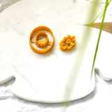 Collab Cutters - Floral Oval - Dotting Clay