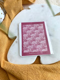Silk Screens (Coral cockatoo) - Deco Shells