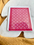 Silk Screens (Coral cockatoo) - Floral Tiles