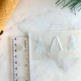 Doodle Christmas Tree Acrylic Texture Plate and Cutter