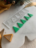 Doodle Christmas Tree Acrylic Texture Plate and Cutter