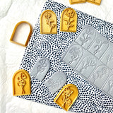Birth Flower Stamp and Cutter Set