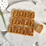 Birth Flower Stamp and Cutter Set