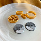3D Effect Cloudscape Four Cutters and Stamp Set