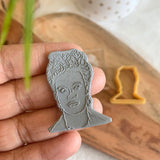Acrylic Texture Plate And Cutter - Frida Kahlo