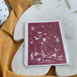 Silk Screens (Coral cockatoo) - Granite