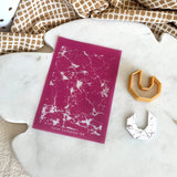 Silk Screens (Coral cockatoo) - Granite