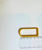 Skinny Arch Polymer Clay Cutter I Earring Cutter I 3D Printed Cutter I DIY I Polymer Clay Tool I Clay Shapes I Clay Tools I Jewellery Making