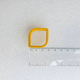 Pointy Squares Polymer Clay Cutter and Stamp I Earring Cutter I 3D Printed Cutter I Polymer Clay Tool I Clay Tools I Jewellery Making