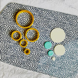 Set of 5 Circle Polymer Clay Cutters I Earring Cutter I 3D Printed Cutter I Polymer Clay Tool I Clay Shapes I Clay Tools I Jewellery Making