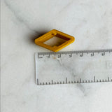 Set of 4 Diamond Polymer Clay Cutters I Earring Cutter I 3D Printed Cutter I Polymer Clay Tool I Clay Shapes I Clay Tools I Jewellery Making