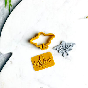 Moth Polymer Clay Cutter And Stamp I Earring Cutter I 3D Printed Cutter I Polymer Clay Tool I Clay Shapes I Clay Tools I Jewellery Making