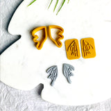 Moth Polymer Clay Cutter And Stamp I Earring Cutter I 3D Printed Cutter I Polymer Clay Tool I Clay Shapes I Clay Tools I Jewellery Making