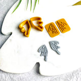 Moth Polymer Clay Cutter And Stamp I Earring Cutter I 3D Printed Cutter I Polymer Clay Tool I Clay Shapes I Clay Tools I Jewellery Making