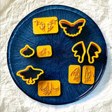 Moth Polymer Clay Cutter And Stamp I Earring Cutter I 3D Printed Cutter I Polymer Clay Tool I Clay Shapes I Clay Tools I Jewellery Making