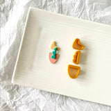 Small Abstract Cutter Sets I Earring Cutter I 3D Printed Cutter I Polymer Clay Tool I Clay Shapes I Clay Tools I Jewellery Making