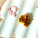 Womens Day Cutter I Earring Cutter I 3D Printed Cutter I Polymer Clay Tool I Clay Tools I Jewellery Making
