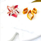 Flower in a bag I Polymer Clay Cutter Bundle I Earring Cutter I 3D Printed Cutter I Polymer Clay Tool I Clay Tools I Jewellery Making