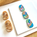 3D Effect Rainbow Cutters and Stamp Set