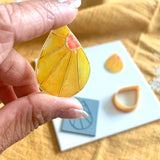 Goyna Studio Soft Stained Glass Texture Mat - Sunrise Teardrop
