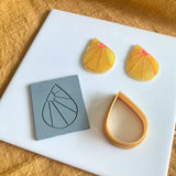 Goyna Studio Soft Stained Glass Texture Mat - Sunrise Teardrop