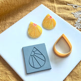 Goyna Studio Soft Stained Glass Texture Mat - Sunrise Teardrop