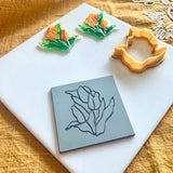 Goyna Studio Soft Stained Glass Texture Mat - Tulip