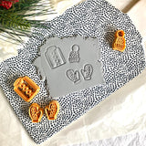Christmas Folded Sweater, Mitten, Hat Cutter and Stamp Set