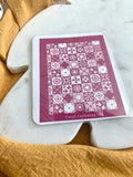 Silk Screens (Coral cockatoo) - Mediterranean Tiles