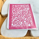 Silk Screens (Coral cockatoo) - Terrrazzo
