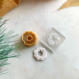 Christmas Wreath Cutter with Acrylic Texture Plate