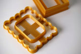 Polymer Clay Photo Frame Cutter Set: 7 Shapes, Instax Size (3.5" x 2.25")