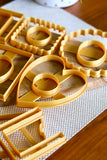 Polymer Clay Photo Frame Cutter Set: 7 Shapes, Instax Size (3.5" x 2.25")