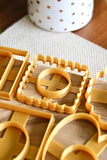 Polymer Clay Photo Frame Cutter Set: 7 Shapes, Instax Size (3.5" x 2.25")