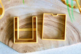Polymer Clay Photo Frame Cutter Set: 7 Shapes, Instax Size (3.5" x 2.25")