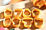 *NEW* Complete Polymer Clay Ring Making Set : Ring Size Cutters (6 to 12) And Ring Cutters (8 Different Shapes)