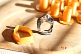 *NEW* Complete Polymer Clay Ring Making Set : Ring Size Cutters (6 to 12) And Ring Cutters (8 Different Shapes)