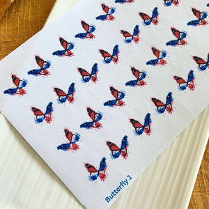 Water Soluble Transfer Paper - Butterfly Pattern 1