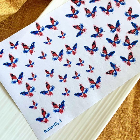 Water Soluble Transfer Paper - Butterfly Pattern 2